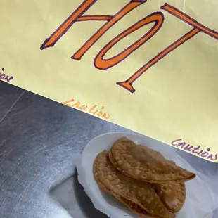 Beef empanadas at Gio's