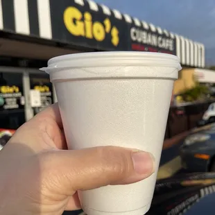 Thanks to the Bus Super Bowl win last night (not complaining!) this cafe con leche was a must!!