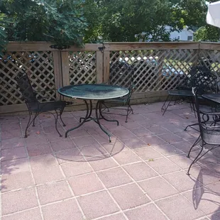 Outside dining