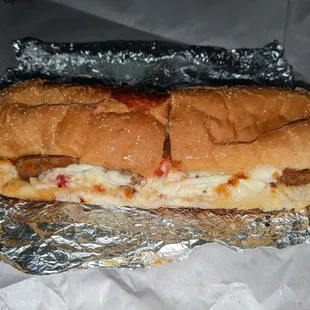 Sausage Parm sub