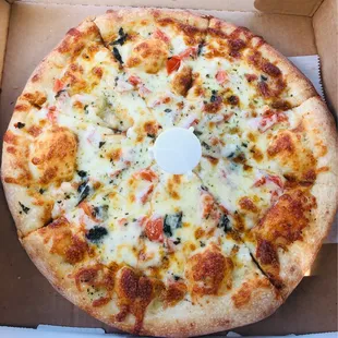 12&quot; White Pizza -Customer favorite and for good reason!