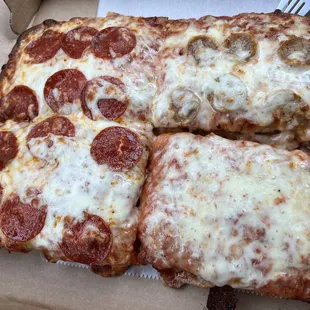 Sicilian Pizza Slices