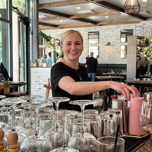 Very sweet bartender. We absolutely love her.