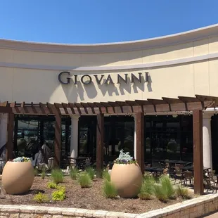 Store front. Giovanni serves a modern Italian cuisine with a lot of seafood options as well.