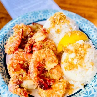 Shrimp scampi - I really wanted to like this dish BUT the garlic today was really bitter and I love garlic &amp; butter too so... =/