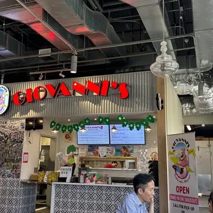 The counter where you order