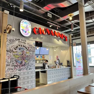 Right in the corner upstairs of Hmart