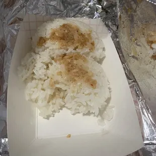 Fluffy Garlic Rice