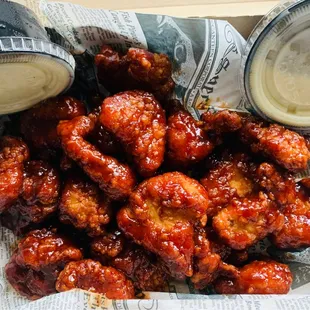 Boneless chicken wings