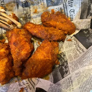 Wing wee hand bread and nice and spicy