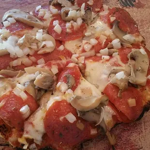 pizza, food