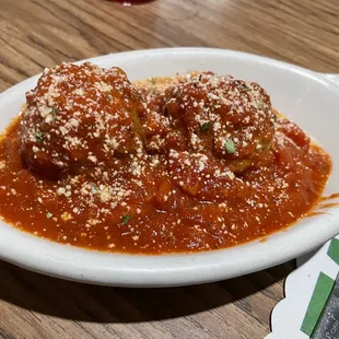 Meatballs. Very good tasting.