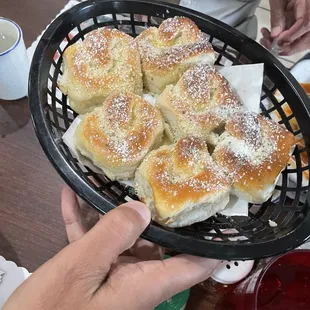 Hmmm. Garlic knots