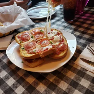 Pizza bread appetizer