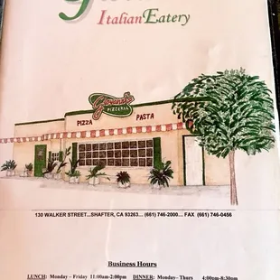 Menu Cover
