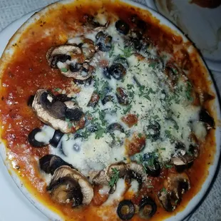 Mushroom & Olive Lasagna