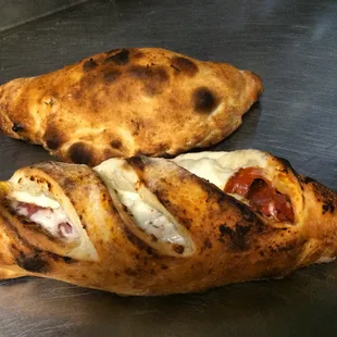 Calzone  and Stromboli.