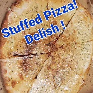 Stuffed Pizza with Pepperoni, Sausage and Ham...