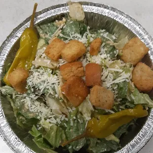 Spicy Caesar Salad