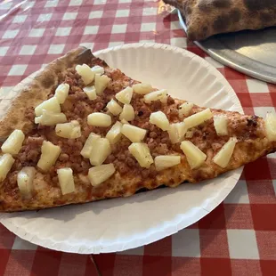 Slice of Canadian Bacon &amp; Pineapple