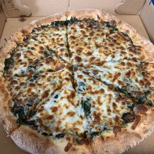 Spinach Pizza
