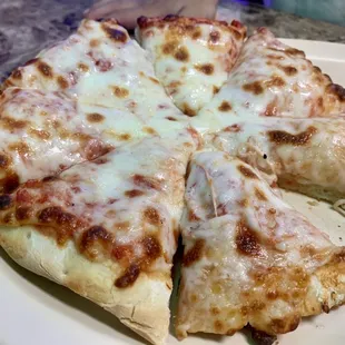 Personal cheese pizza