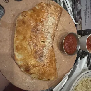 Cheese calzone