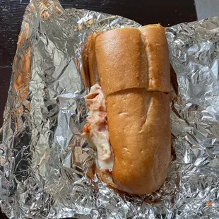 Chicken parmesan sandwich