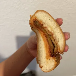 N42. Eggplant Parmigiana Sandwich