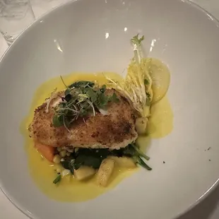 Horseradish Crusted Halibut