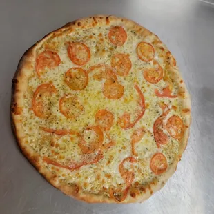 White Margherita Pizza