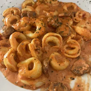 Cheese Tortellini w/ vodka sauce