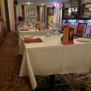Inside of the restaurant