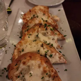 Garlic bread with Gruyere Cheese, delicious
