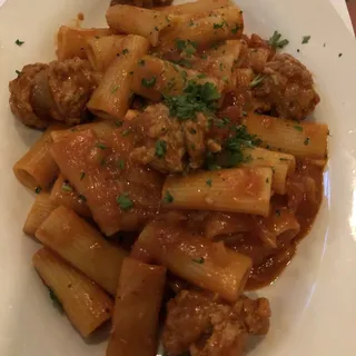 Rigatoni con Salciccia