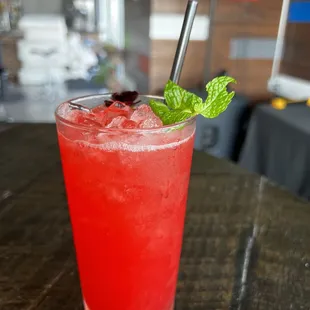 Raspberry margarita!
