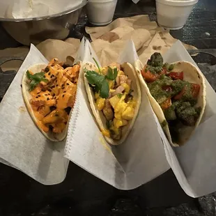 I-13. K-Pop Taco 5. Red Scorpion Sting Taco &amp; 9. The Gaucho Taco