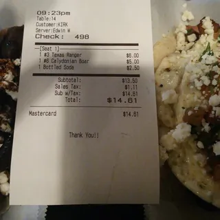 6. Calydonian Boar Taco
