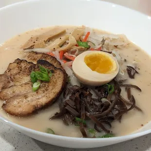 Black Garlic Tonkatsu Ramen - Anne