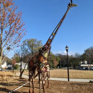 Giraffe Sculptures, South End, Charlotte