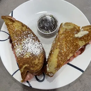 Strawberry stuff French toast
