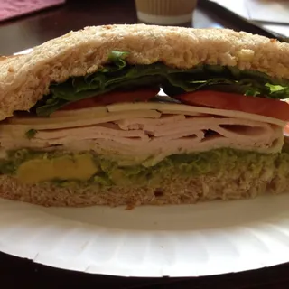 Roast Turkey, Cheese and Avocado