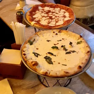 A little red and a little white.