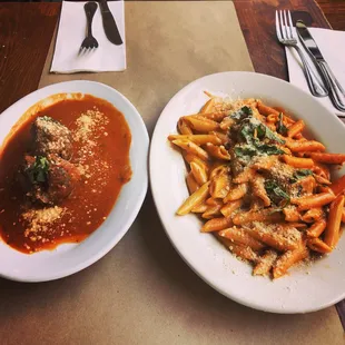 Pasta with Meatballs
