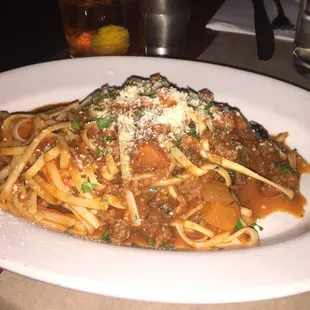 Pasta bolognese because I'm BASIC