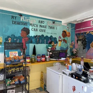 Interior and order area