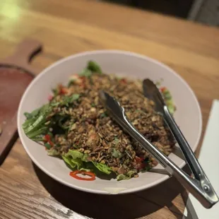 crispy greens (vegan)
