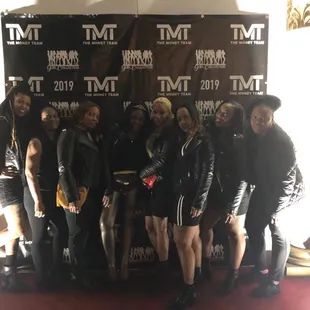 a group of people posing for a picture