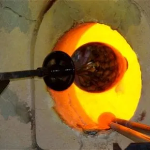 Making beautiful hand blown glass ...Everyday