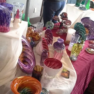 Beautiful gifts in glass